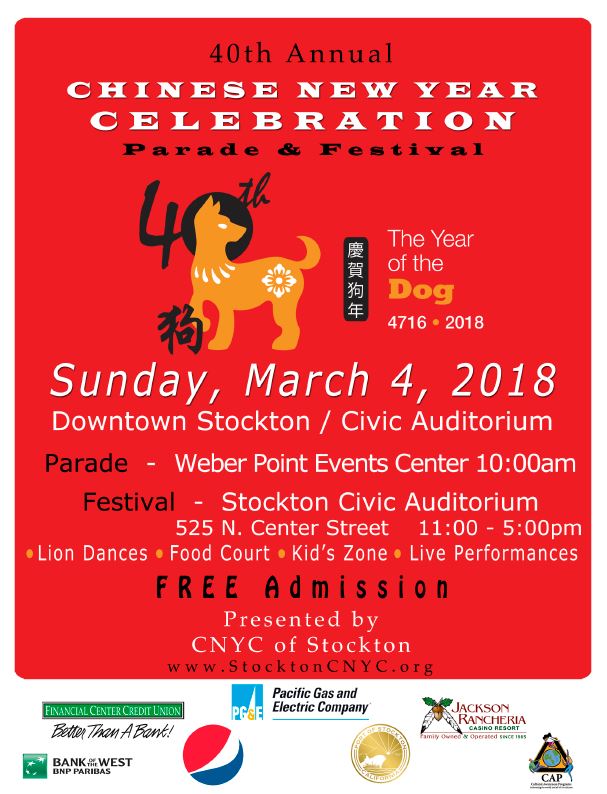 Annual Stockton Chinese New Year Parade and Celebration Events