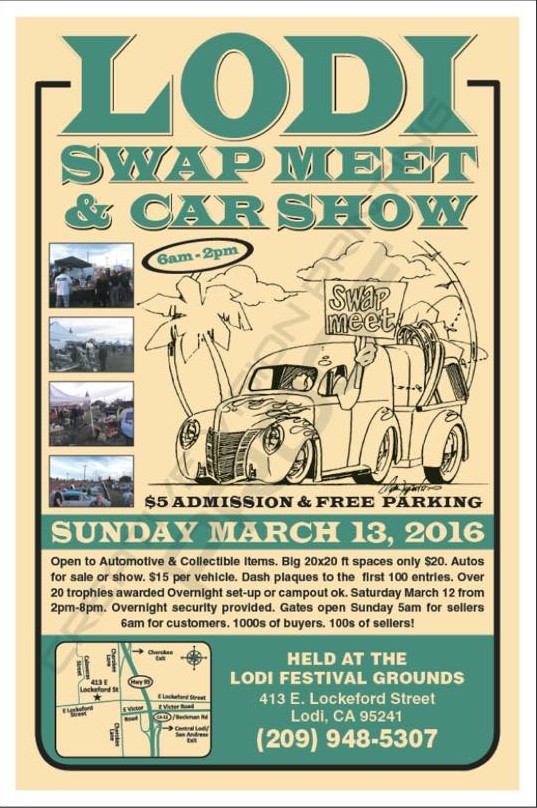 Lodi Swap Meet & Car Show Visit Lodi Events Calendar