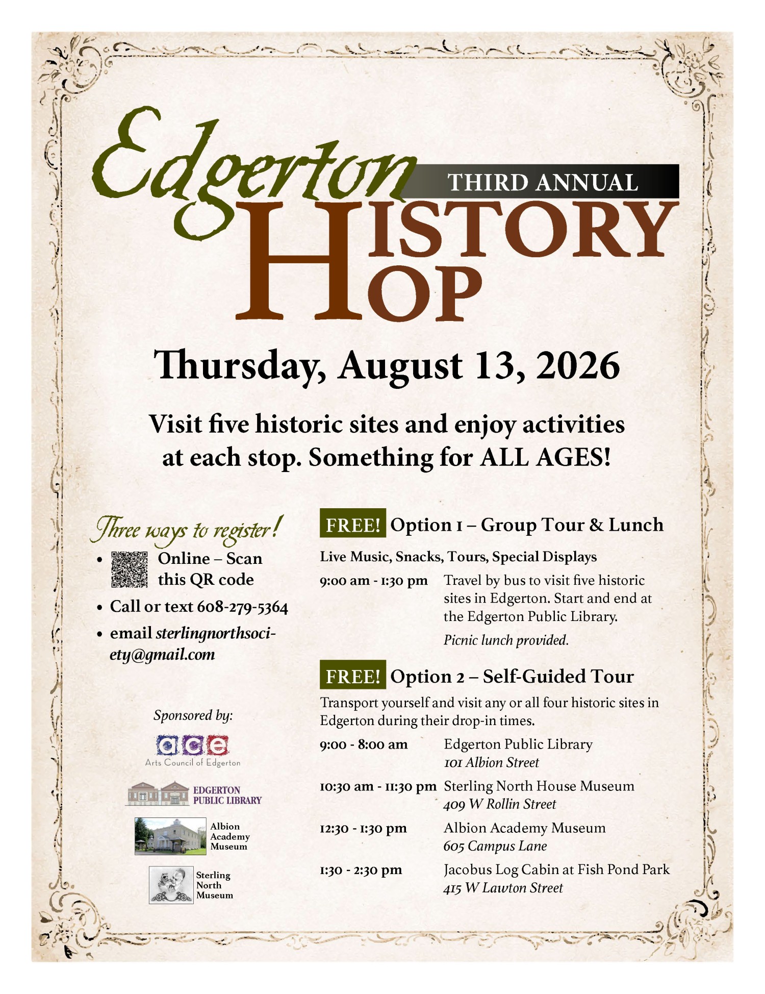 Edgerton History Hop Edgerton History Hop