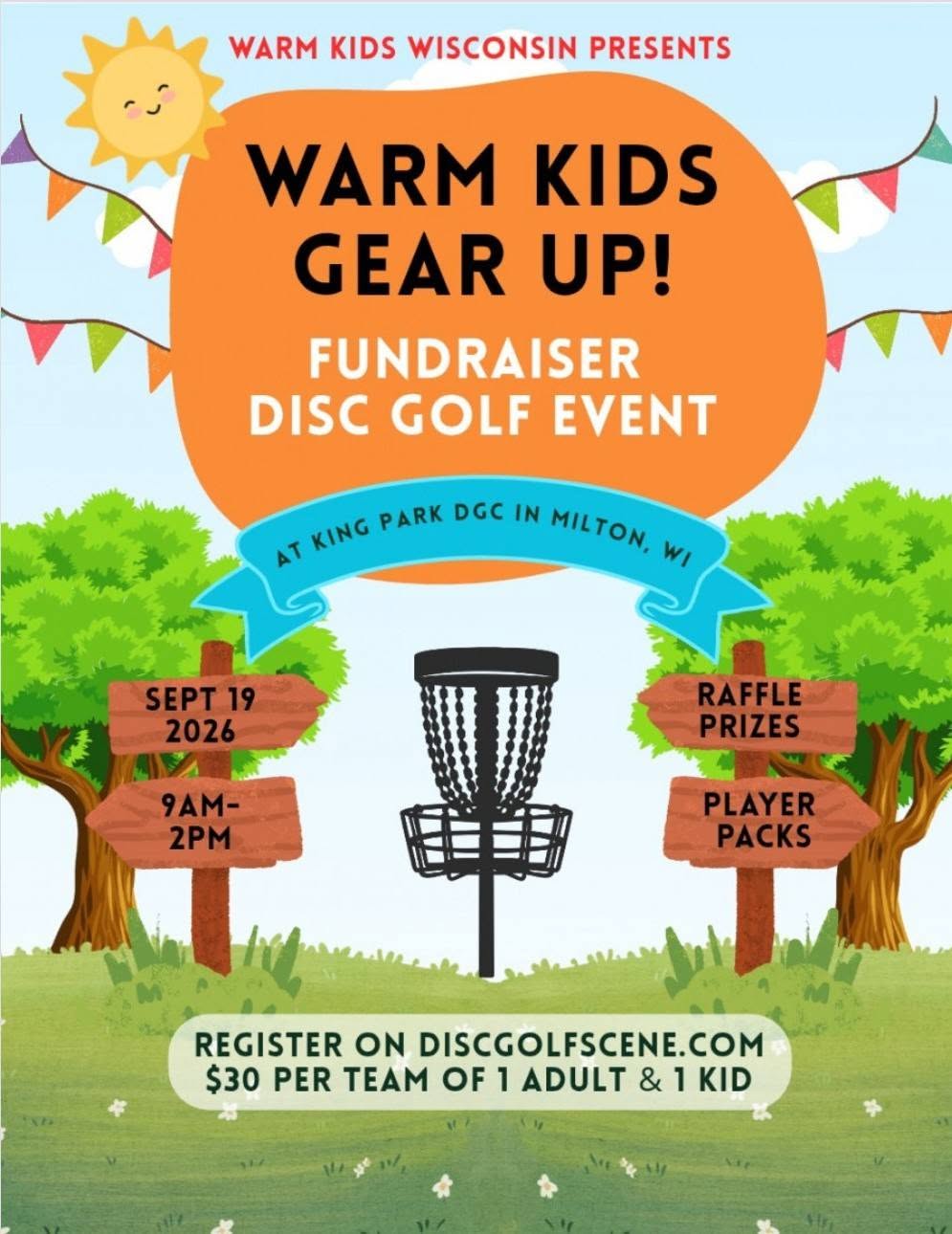 Warm Kids Gear Up! Fundraiser Disc Golf Tournament Warm Kids Gear Up! Fundraiser Disc Golf Tournament