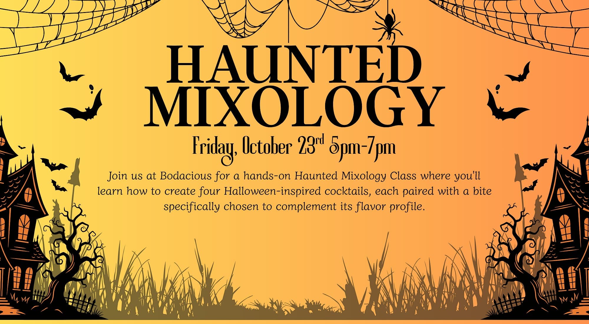 Haunted Mixology Class Haunted Mixology Class