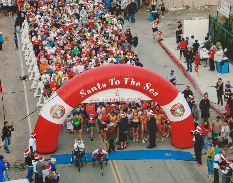 Santa to the Sea Half Marathon & Finish Line Festival Visit Oxnard