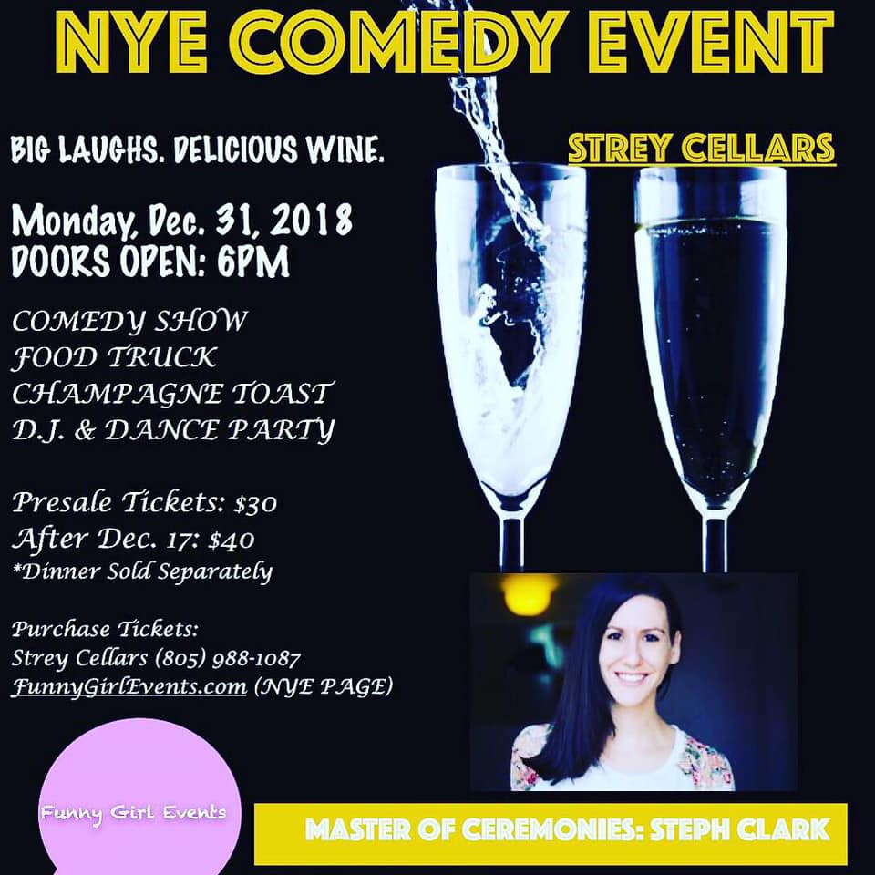 New Years Eve Comedy Show Visit Oxnard