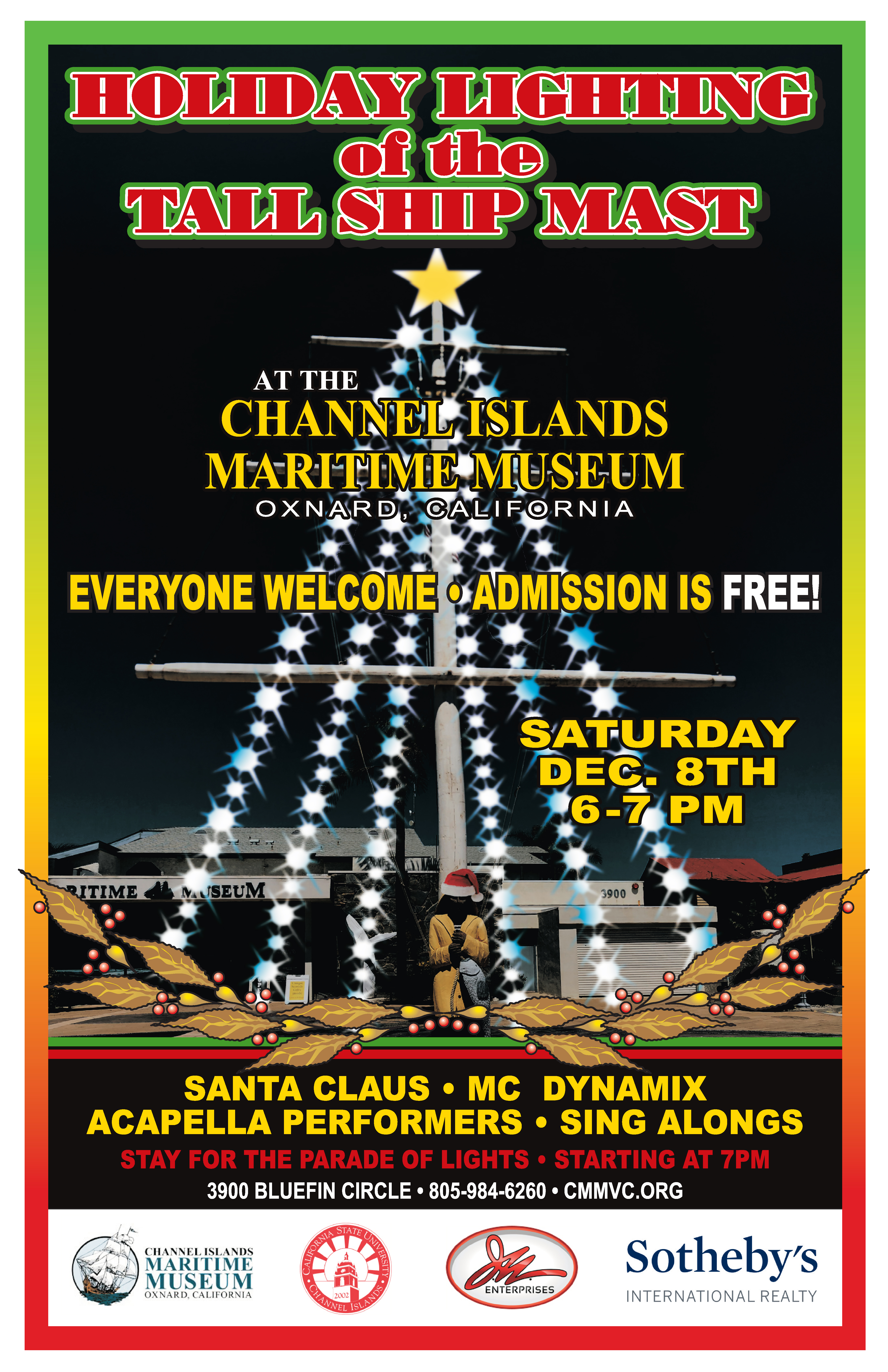 Lighting of the Mast & Parade of Lights Viewing Party
